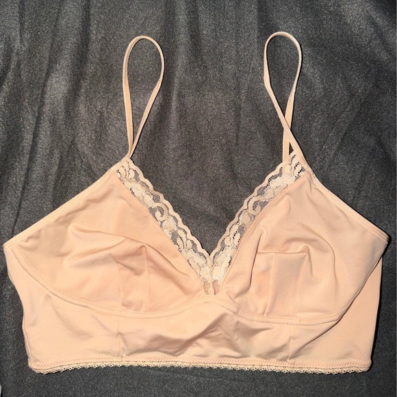 INC International Concepts Other - INC International Concepts Almond Latte Lace Trim Bralette Large NWT 100137977
